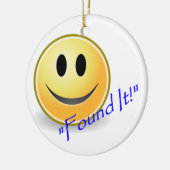 Décoration En Céramique Trouvé lui ! Geocaching (Gauche)