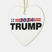 Décoration En Céramique Trump 2024 (Gauche)