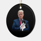 Décoration En Céramique Trump 2024 Cat MAGA Funny Trump Cat (Gauche)