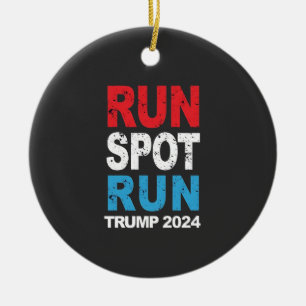 Décoration En Céramique Trump 2024 Trump Vance élection de Run Spot Run Tr