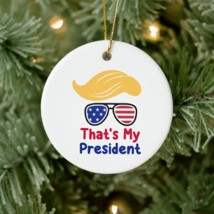 Décoration En Céramique Trump 47 - C'est mon président