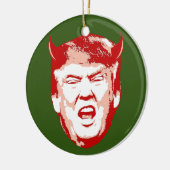 Décoration En Céramique Trump Diable Head - Anti-Trump - (Gauche)