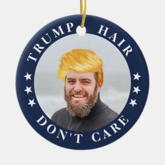 Décoration En Céramique Trump Hair, s'en fiche | Photo amusante
