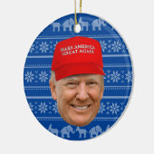 Décoration En Céramique TRUMP MAGA Noël (Gauche)