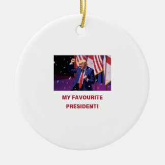 DÉCORATION EN CÉRAMIQUE TRUMP - MON MARCHANDISE PRÉSIDENTE PRÉFÉRÉE
