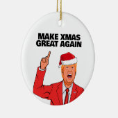 Décoration En Céramique Trump rend Noël super à nouveau (Droite)