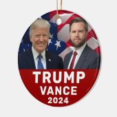 Décoration En Céramique Trump Vance 2024 (Gauche)