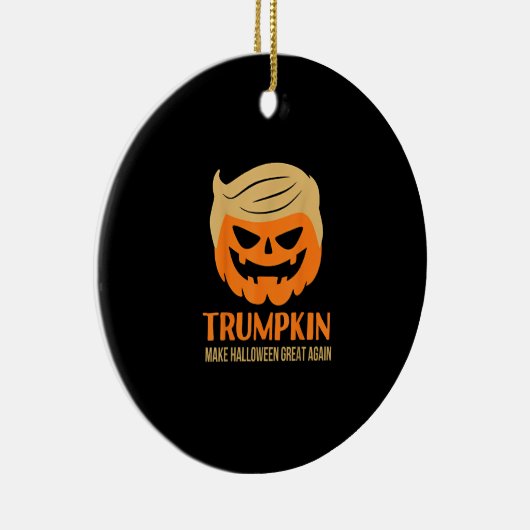 Décoration En Céramique Trumpkin Make Halloween Great Again (Droite)