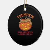 Décoration En Céramique Trumpkin Rendre sa grandeur à Halloween - Sarcasti (Gauche)