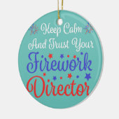 Décoration En Céramique trust your fireworks Firework American (Gauche)