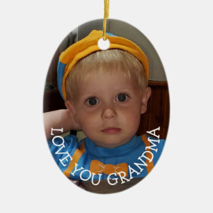 Décoration En Céramique Tu aimes grand-mère, cadeau de Noël pour Noël