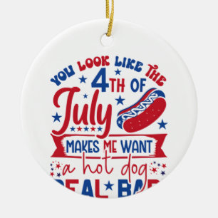 Décoration En Céramique Tu As L'Air Que Le 4 juillet Me Fait Vouloir Un Ch