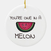Décoration En Céramique Tu es dans un Melon (Dos)