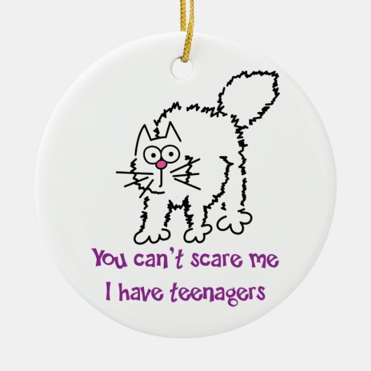 Décoration En Céramique Tu ne peux pas me faire peur (Devant)