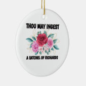 Décoration En Céramique Tu peux ingérer un satchel de Richard (Droite)