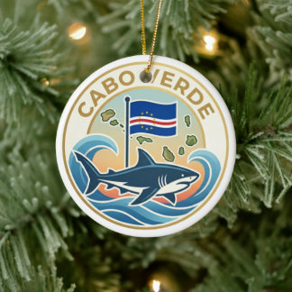 Décoration En Céramique Tubarões Azuis - Cabo Verde
