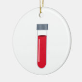 Décoration En Céramique Tube d'analyse du sang (Gauche)