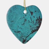 Décoration En Céramique Turquoise bleu rouillé (Droite)