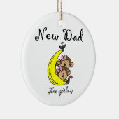 Décoration En Céramique Twin Girls New Papa Cadfts (Droite)