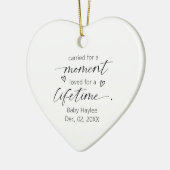 Décoration En Céramique Ultrasound Perte bébé Baby Memorial Keepsaké (Gauche)