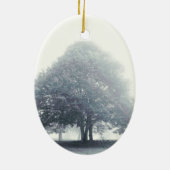 Décoration En Céramique Un arbre dans le brouillard (Dos)