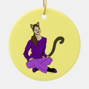 Décoration En Céramique un catgirl