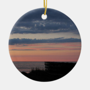 Décoration En Céramique Un coucher du soleil de Scotian de nova