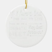 Décoration En Céramique Un débat amusant (Devant)