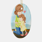 Décoration En Céramique Un enfant étreignant sa mère (Droite)