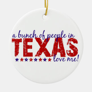 Décoration En Céramique Un groupe de personnes dans le Texas m'aiment !