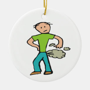 Décoration En Céramique Un homme de paille