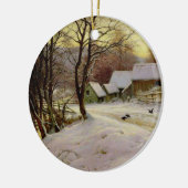 Décoration En Céramique Un matin d'hiver (Gauche)