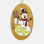 Décoration En Céramique Un message chaud de Noël (Gauche)