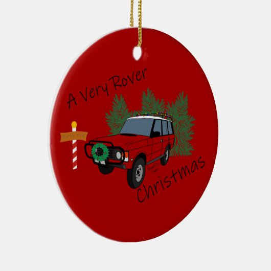 Décoration En Céramique Un Noël Rover (Droite)