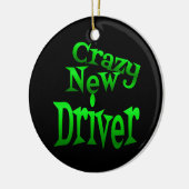 Décoration En Céramique Un nouveau pilote fou en vert (Gauche)