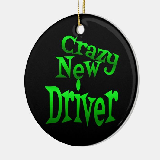 Décoration En Céramique Un nouveau pilote fou en vert (Gauche)