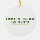 Décoration En Céramique Un rappel de remerciement (Devant)