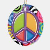 Décoration En Céramique Un thème pacifique - signe de paix (Gauche)