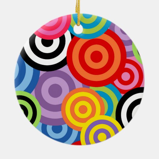 Décoration En Céramique Un thème pacifique - signe de paix (Dos)