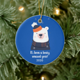 Décoration En Céramique Une année inhabituelle de béary, l'ours drôle 2