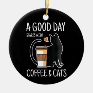 Décoration En Céramique Une bonne journée commence avec du café et des cha