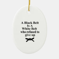 Une Ceinture Noire Est Une Ceinture Blanche Karate