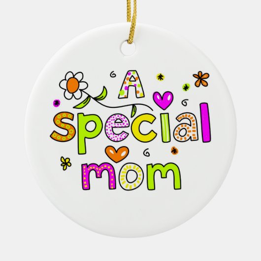 Décoration En Céramique Une maman spéciale (Devant)