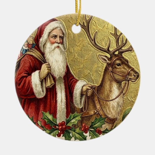 Décoration En Céramique Une période de Noël heureuse (Devant)