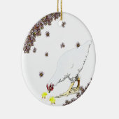 Décoration En Céramique Une poule et des poussins (Droite)