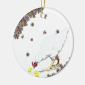 Décoration En Céramique Une poule et des poussins (Gauche)