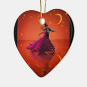 Décoration En Céramique Une valse rouge (Gauche)