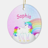 Décoration En Céramique Unicorn rose Parties scintillant photo mignonne F (Gauche)