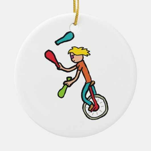 Décoration En Céramique Unicycle (Devant)