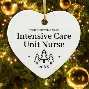 Décoration En Céramique Unité de soins intensifs Infirmière Nouvel emploi 